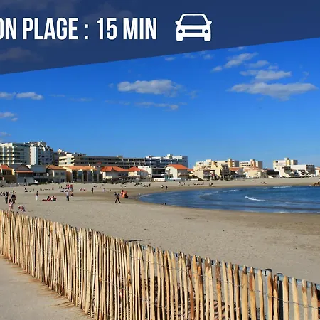 Climatise Avec Terrasse, Piscine Et Parking Dans Le Beau Quartier Du Ponant * La Grande-Motte