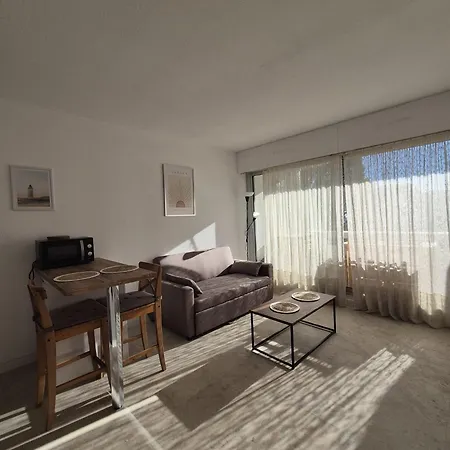 Climatise Avec Terrasse, Piscine Et Parking Dans Le Beau Quartier Du Ponant Апартаменты *